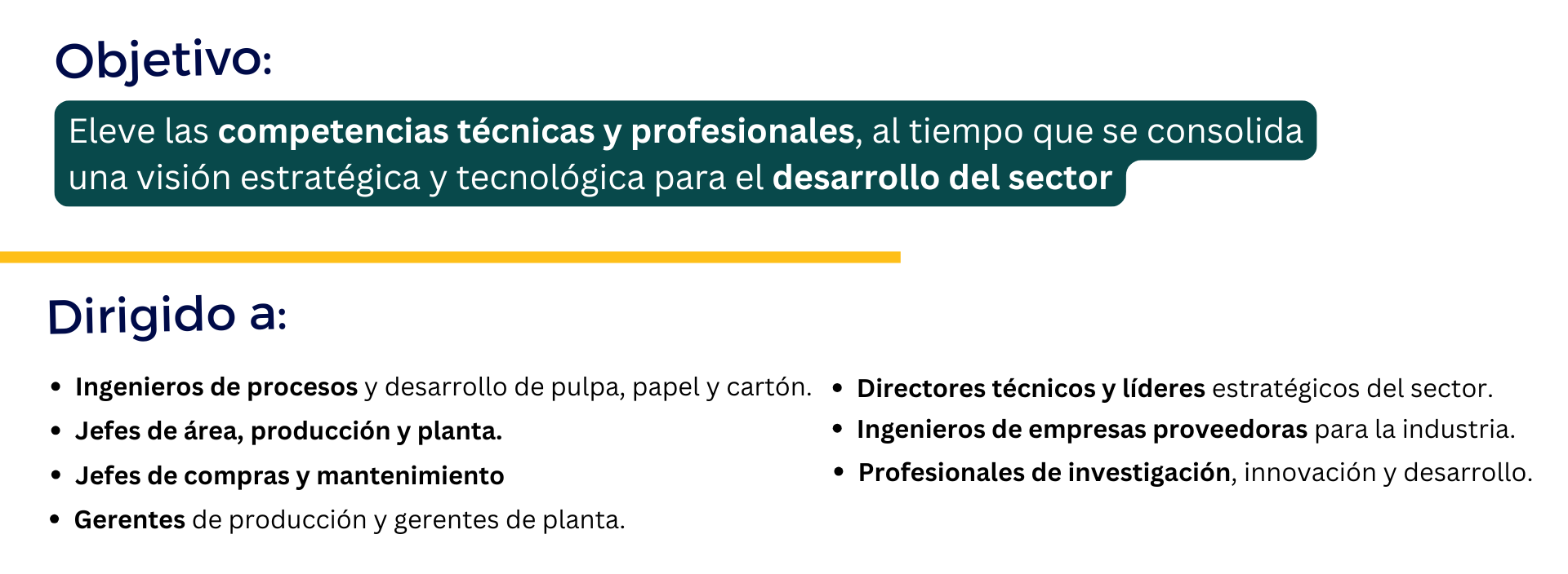 Objetivo y publico