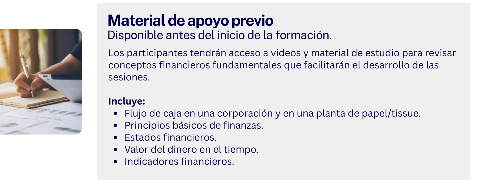 Inicio material